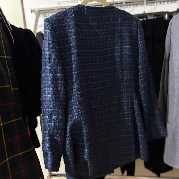 Vintage executive collection 12 petit wool blend blazer - Picture 3 of 4